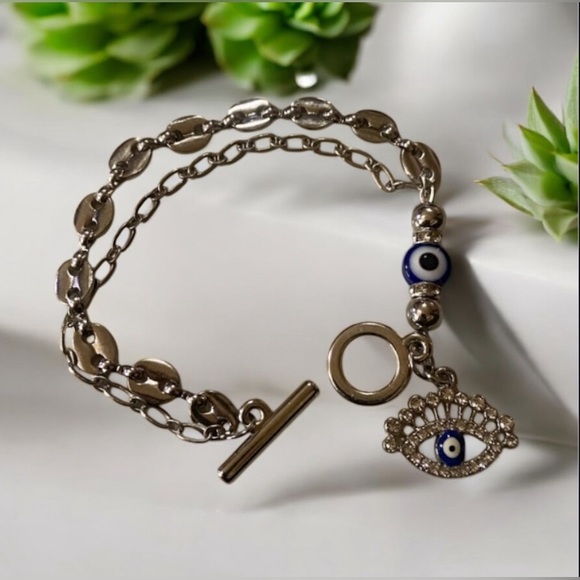 Jewelry - SOLD 👑 Evil Eye Costume Bracelet #6685